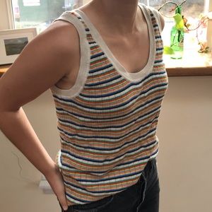 Madewell Striped Chapman Sweater Tank